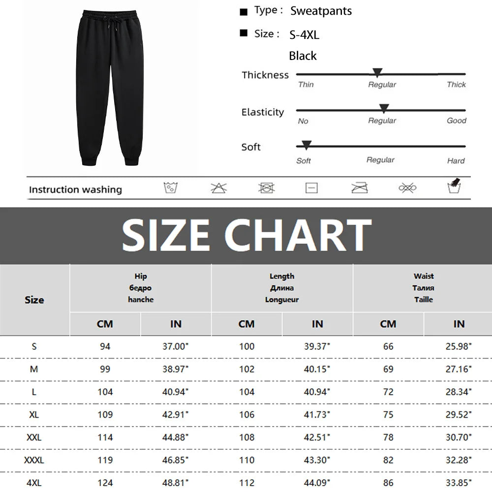 Fashion Brand Solid Color Sweatpants Men Simple Fitness Wild Men's Trousers Casual Harajuku Pants Male