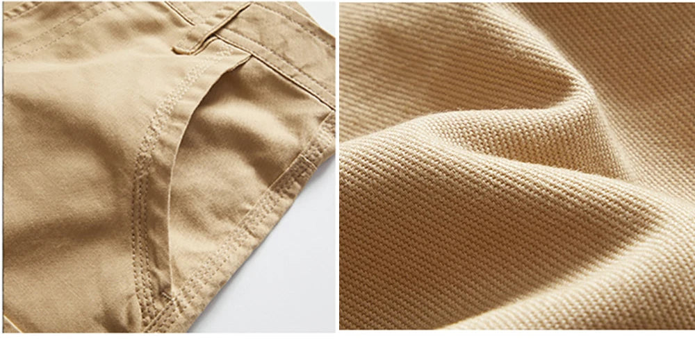 Men's Camouflage Cargo Shorts Casual Loose Work Tooling Shorts Summer Male's Outdoor Knee Length Short Pants