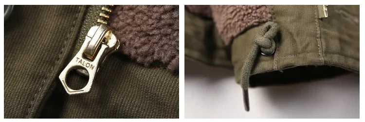 NON STOCK USN N-1 Deck Jacket Sherpa Lining Military Style Men Warm Coat 3 Colors