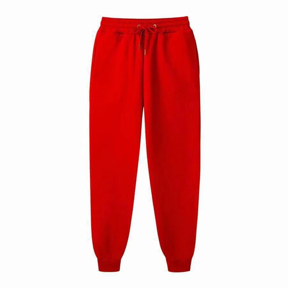 Fashion Brand Solid Color Sweatpants Men Simple Fitness Wild Men's Trousers Casual Harajuku Pants Male